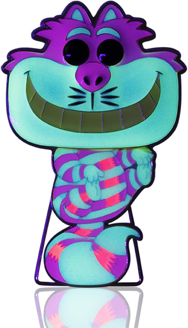 Loungefly POP! Large Enamel Pin DISNEY ALICE: Cheshire Cat CHASE GROUP - Alice In Wonderland Enamel Pins - Cute Collectable Novelty Brooch - for Backpacks & Bags - Gift Idea - Movies Fans
