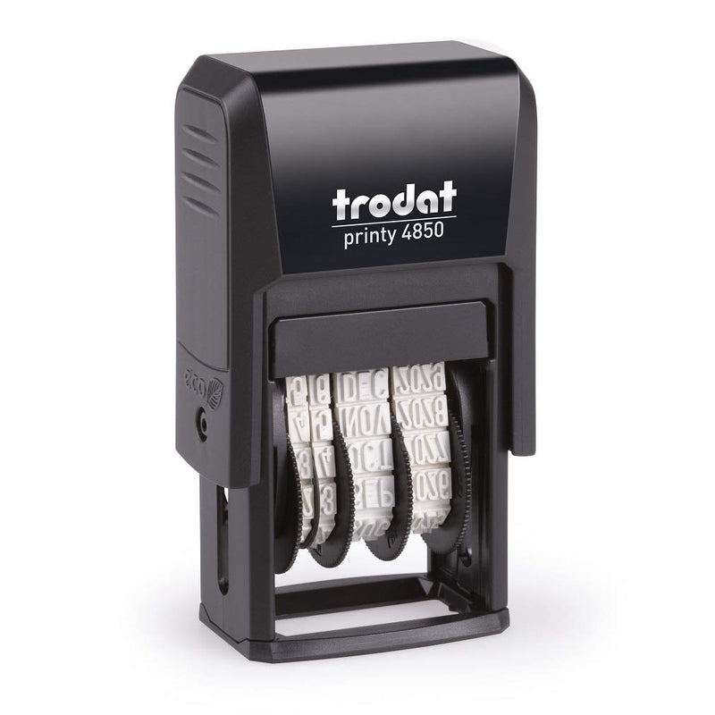 Trodat Printy 4850L2 - Sello fechador (diseño con palabra "Paid"
