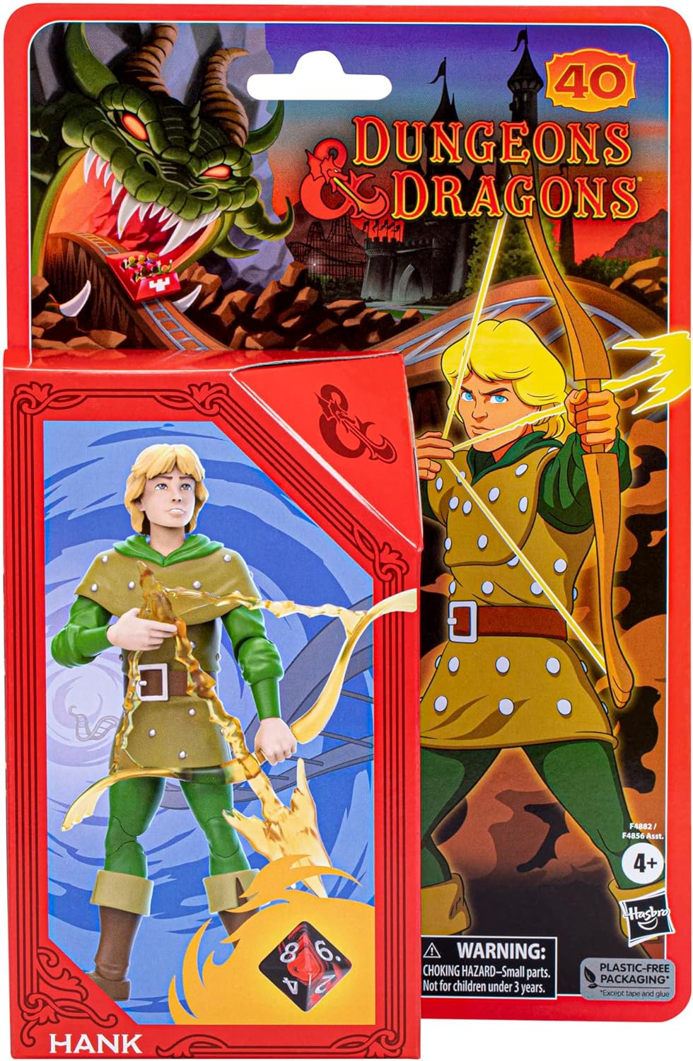 Dungeons & Dragons Cartoon Classics 6-Inch-Scale Hank the Ranger Action Figure D&D Toys