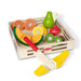 Melissa & Doug - Set met snijdbaar fruit | Houten speeleten | Fantasiespel | Montessori Speelgoed | Speelgoed Eten | rollenspel | leerrijk speelgoed |3+ | Cadeau voor meisjes en jongens