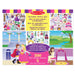 Melissa & Doug Reusable Sticker Books for 3+ Year Olds, Princess Sticker Book, Plane Activities Toddlers, Reusable Stickers for Kids Travel Activity Packs, Childrens Books Age 3-4 Years