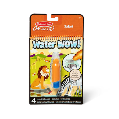 Melissa & Doug Water WOW! Safari| Water Reveal Travel Book | Activity Pad | 3+ | Gift for Boy or Girl