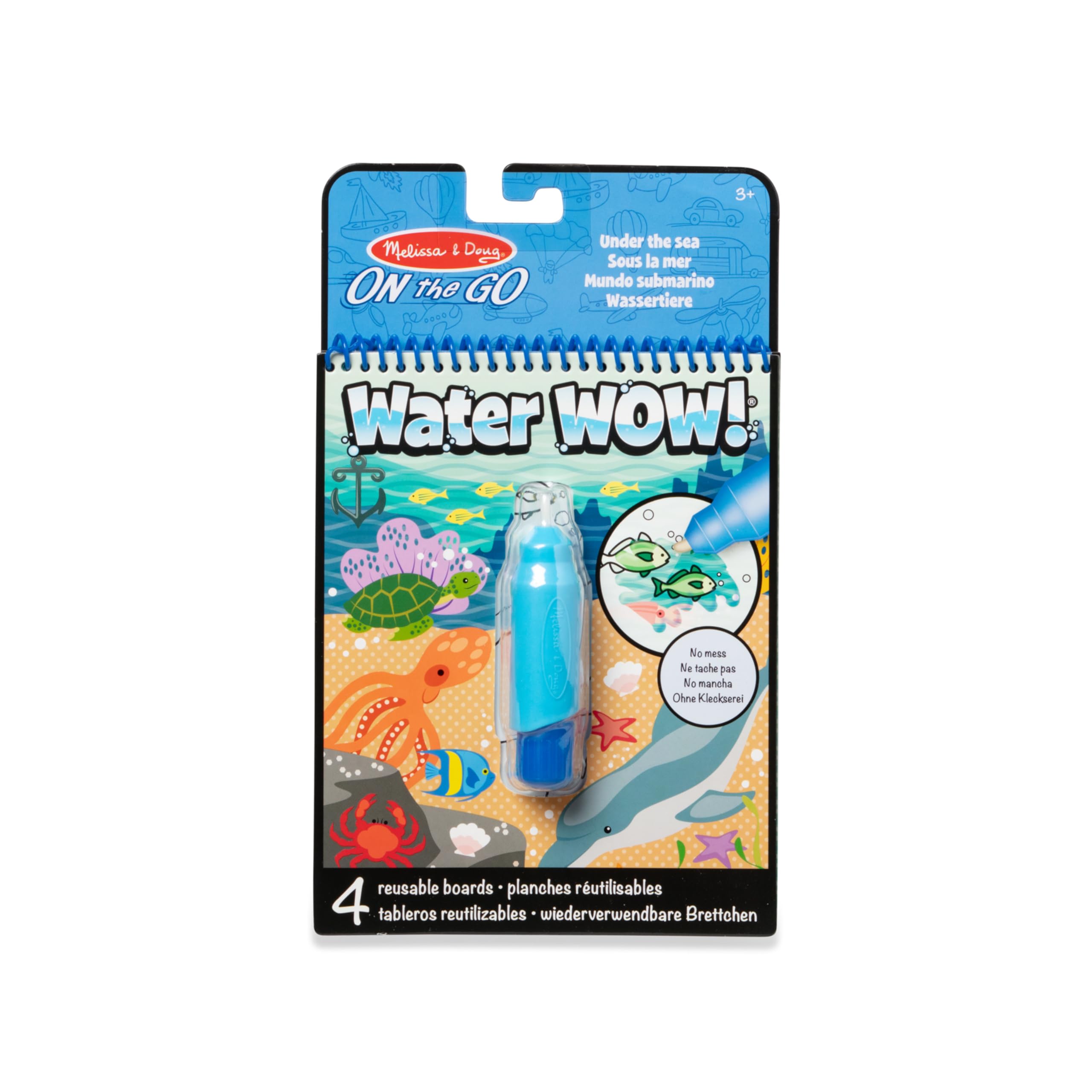 Melissa & Doug Waterverfbord – onder de zee | activiteitenbord | reizen | 3+ | cadeau voor jongens of meisjes