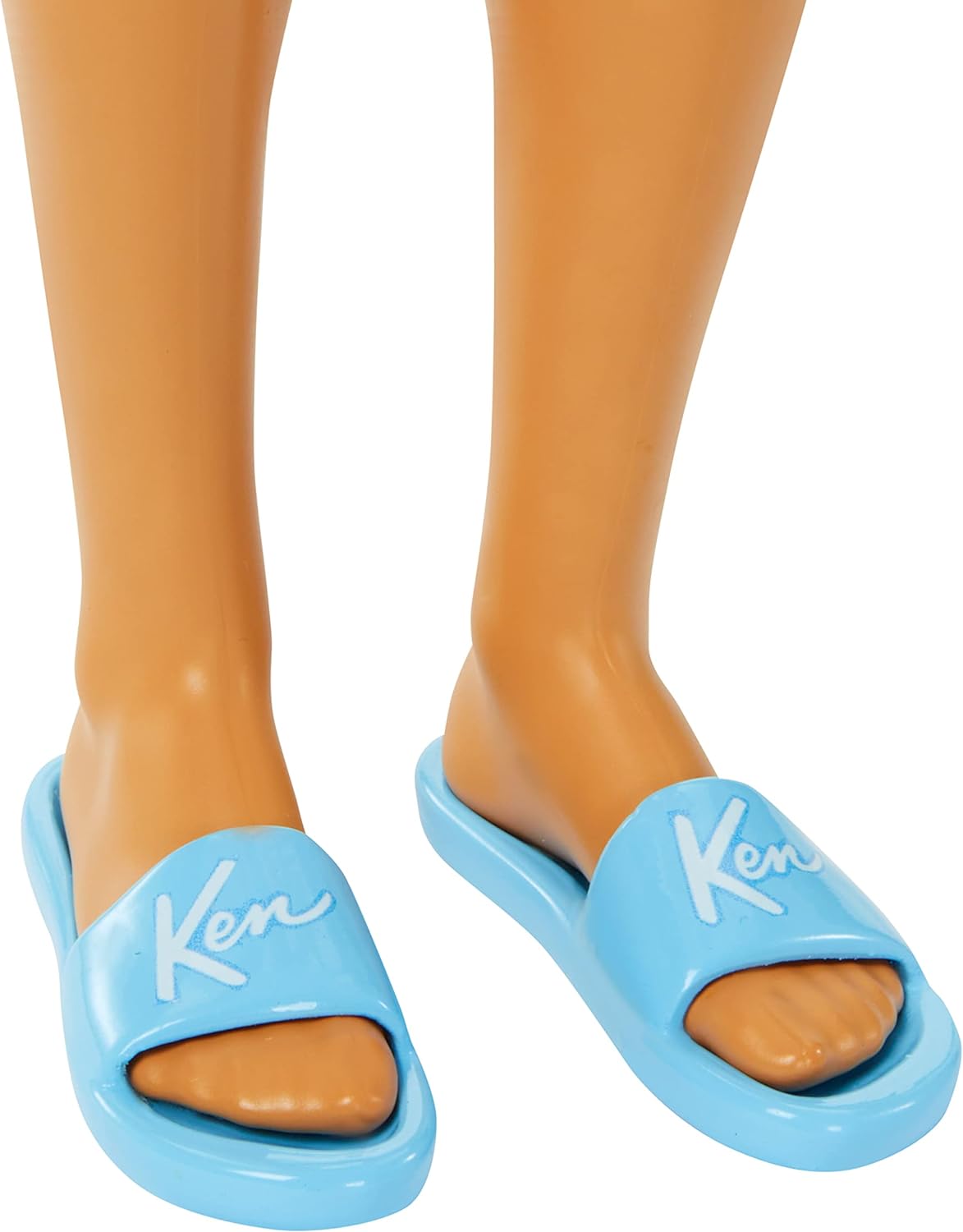 Barbie - Blonde Ken Doll with Blue Button Down and Swim Trunks, Visor, Towel and Beach-Themed Accessories, HPL74