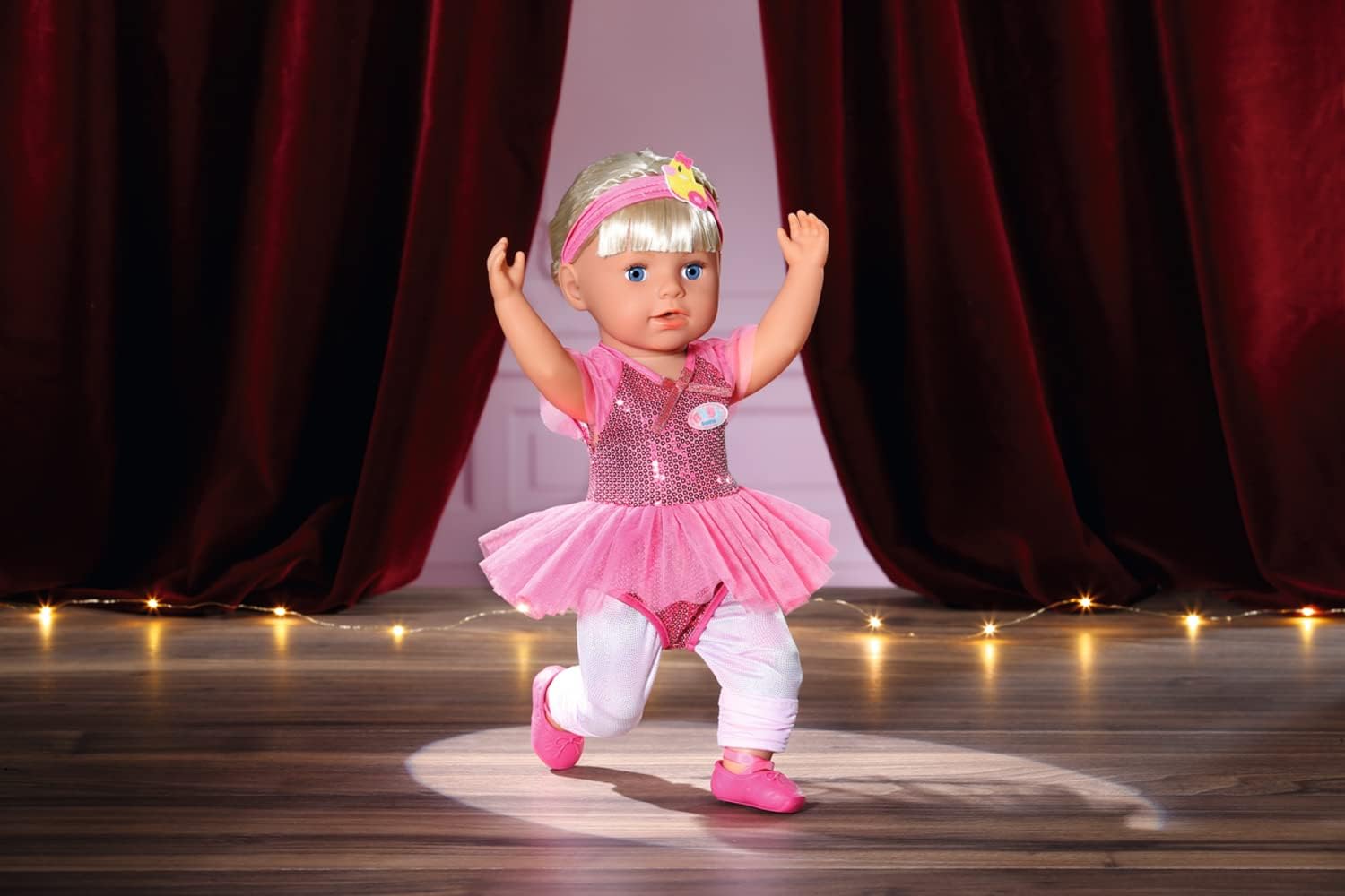 Baby born Deluxe Conjunto de Bailarina 834176 - Accesorios para muñecas de hasta 43cm - Incluye Tutú, leggings, zapatos y diadema - Edad: 3+ años