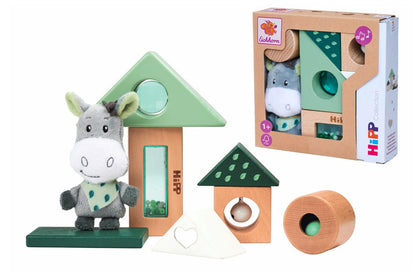 Eichhorn 100005865 EH Baby Hipp Sound Building Blocks, Multicoloured
