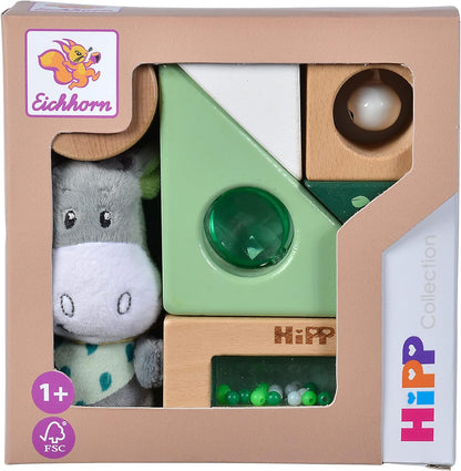 Eichhorn 100005865 EH Baby Hipp Sound Building Blocks, Multicoloured