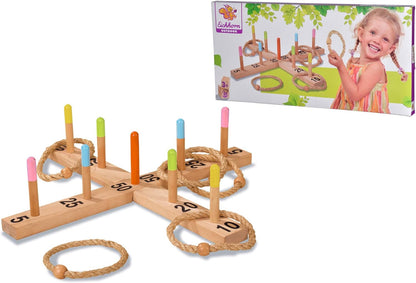 Eichhorn 100004405 Ring toss game, multicoloured