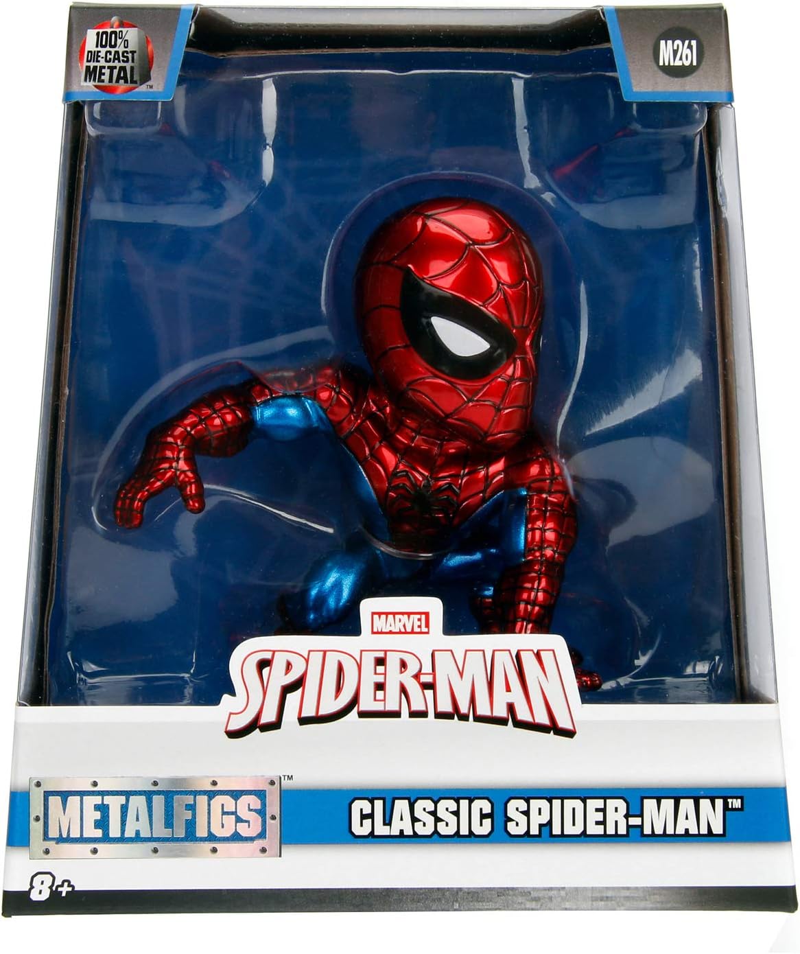 Jada-Figura Metalica de Spiderman- Figura Coleccionable de 10 cm (253221005)