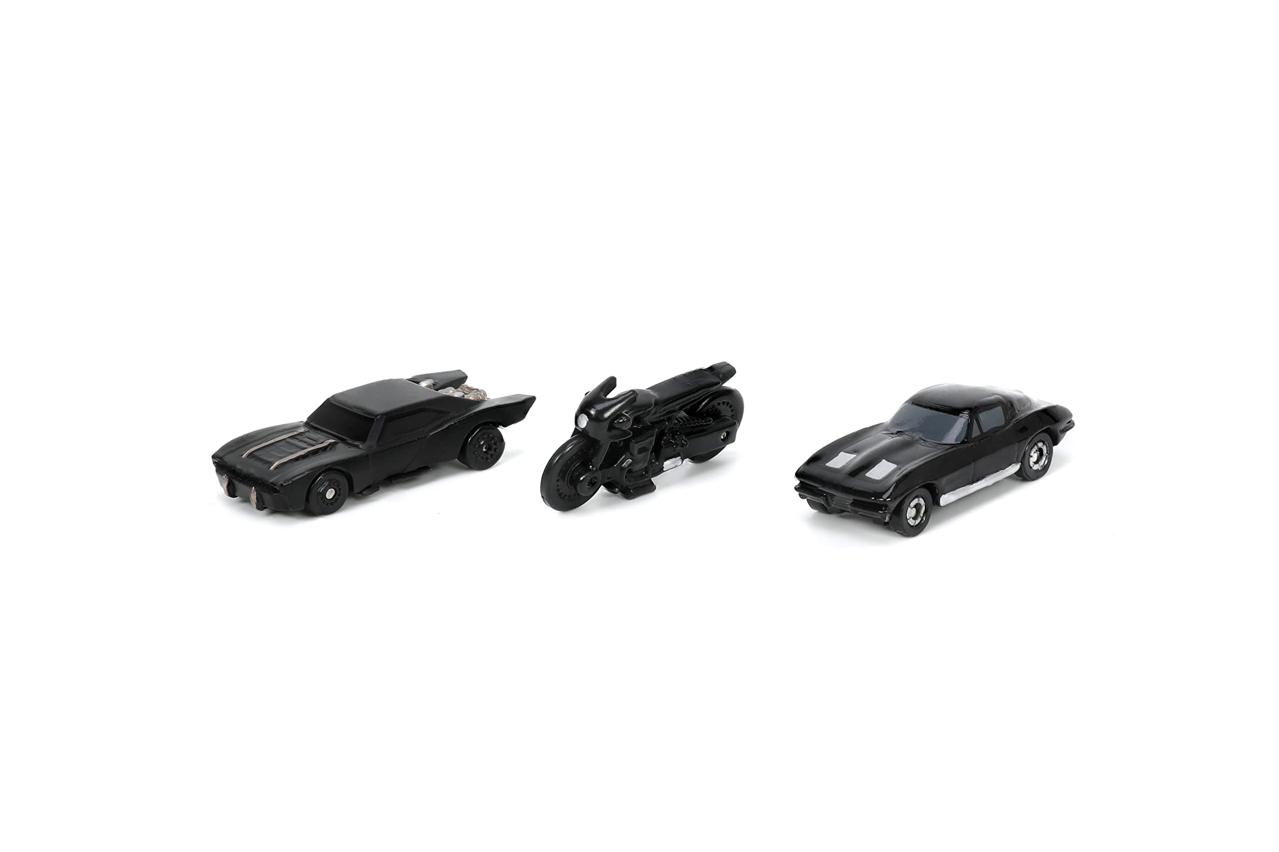 Jada Toys 253211003 Batman Nano Cars Pack of 3, Multicoloured