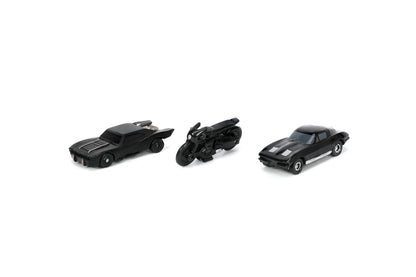 Jada Toys 253211003 Batman Nano Cars Pack of 3, Multicoloured
