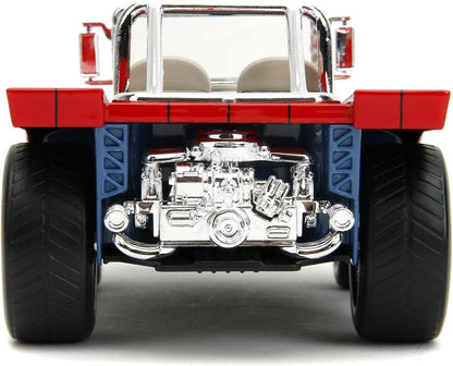 Jada MARVEL 60TH ANNIVERSARY 70S EDITION BUGGY WITH SPIDERMAN