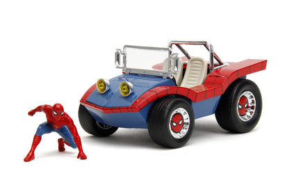 Jada MARVEL 60TH ANNIVERSARY 70S EDITION BUGGY WITH SPIDERMAN