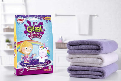 Simba 105953271 Glibbi Unicorn Glitter Bath, Multicoloured, 150.00 g (Pack of 1)