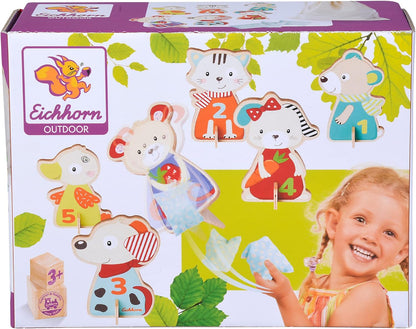 Eichhorn 100004460 Bag of Throwing Game, Colourful