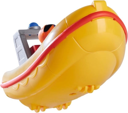 Simba 109252584 Fireman Sam Neptune with Elvis, drives on land and floats in the water, boat 17 cm, figure 7 cm, from 3 years