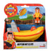 Simba 109252584 Fireman Sam Neptune with Elvis, drives on land and floats in the water, boat 17 cm, figure 7 cm, from 3 years