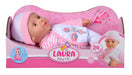 Simba 105140020 - Laura Baby Talk, zacht lichaam, slapende ogen, 24 geluiden, 30 cm, vanaf 2 jaar, babypop