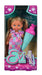 Simba 105733643 Evi Love 1st School Day, Toy Doll on Her First Day of School, in Cute Dress with School Bag, 12 cm, from 3 Years