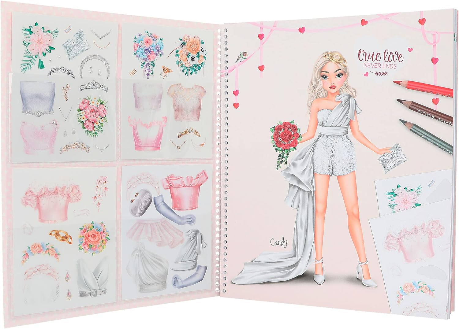 Depesche Create your - Wedding Special TOPModel Colouring Book - (0412393)