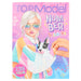 Depesche 12485 TOPModel Fantasy Number Sticker - Sticker Book with 16 Pages for Designing Outfits by Numbers, Includes 8 Sticker Sheets