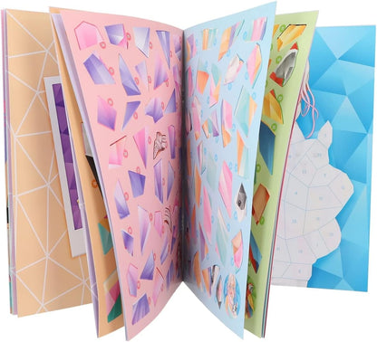 Depesche 12485 TOPModel Fantasy Number Sticker - Sticker Book with 16 Pages for Designing Outfits by Numbers, Includes 8 Sticker Sheets