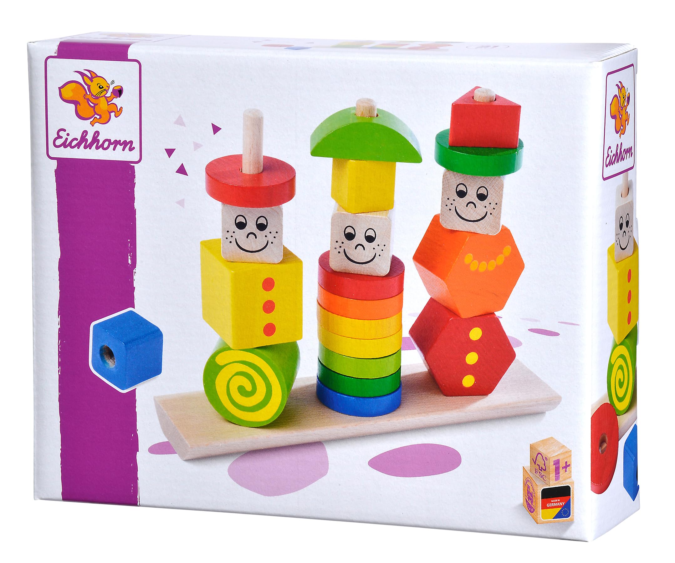 Eichhorn - Puzzle apilable de figuras madera (100073422