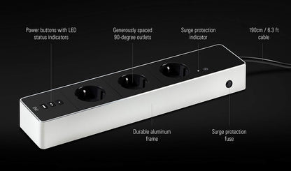 Eve Energy Strip - Smart Triple Outlet & Power Meter With Apple Homekit Technology