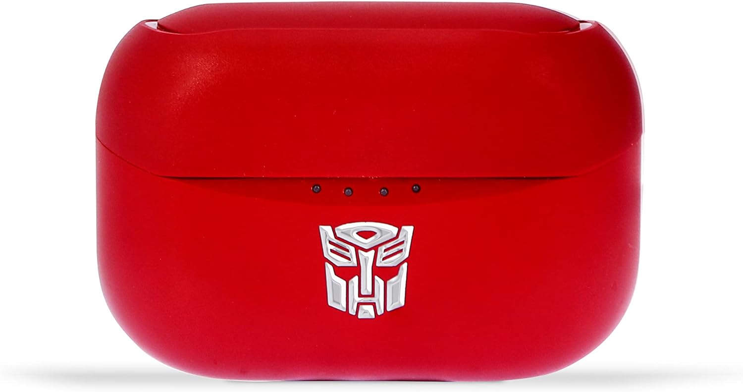OTL Technologies TF0933 Transformers Autobot TWS Wireless Earphones with Charging Case Red