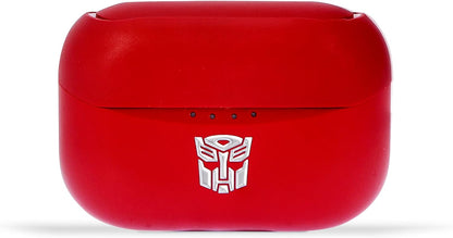 OTL Technologies TF0933 Transformers Autobot TWS Wireless Earphones with Charging Case Red