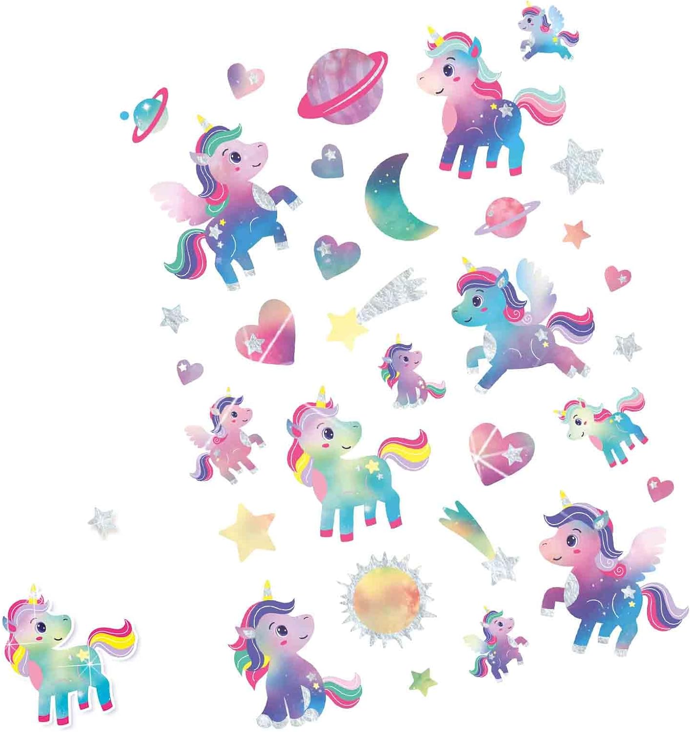 SES Creative 14764 - Unicorn Galaxy Tattoos