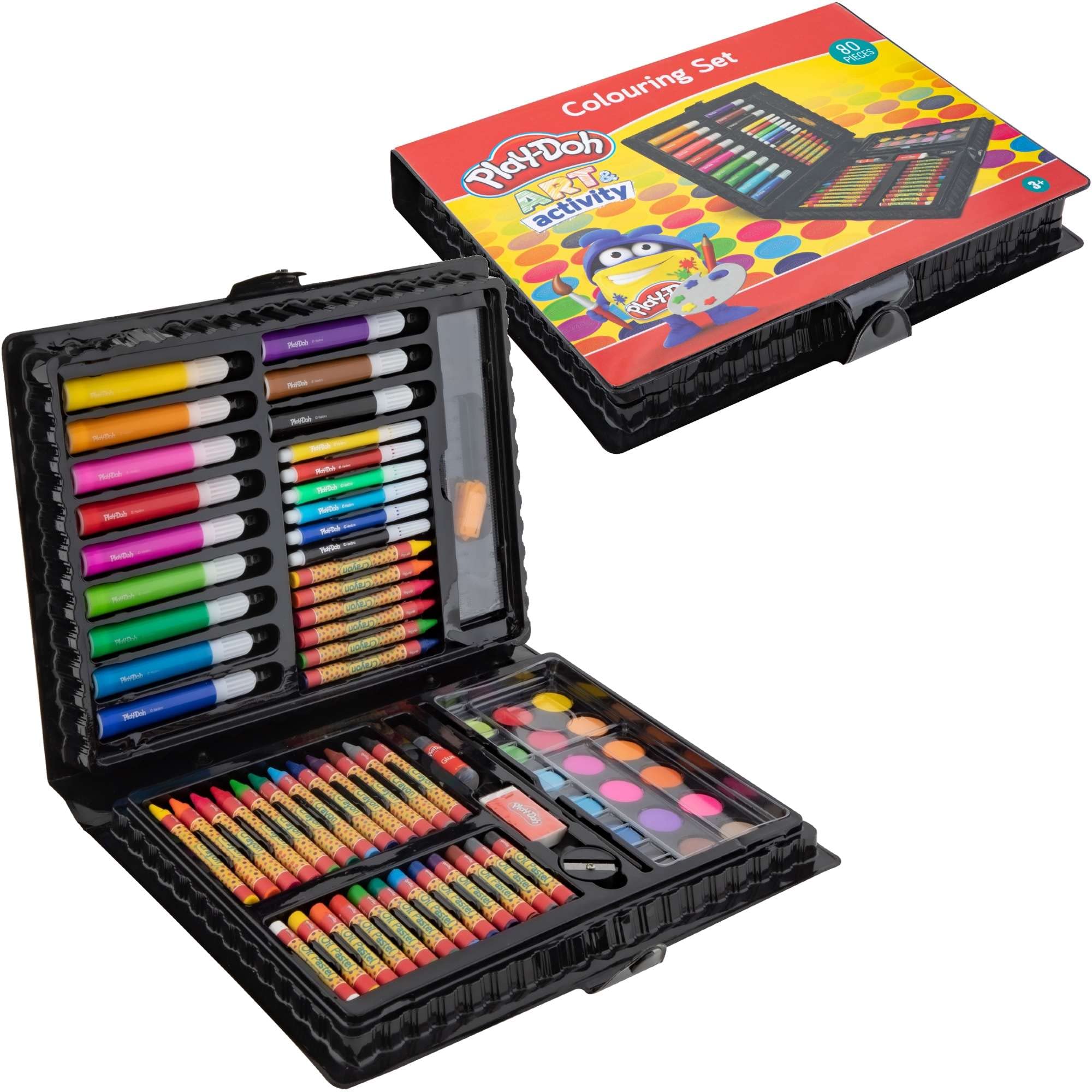 Play Doh Set of Pastel Chalk Markers Colours 80 Elements