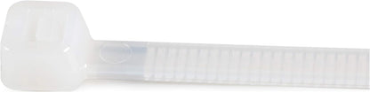 StarTech.com Kabelbinder - 203x4 mm, selbstsichernde Nylon-Kabelbinder mit gebogener Spitze, 22 kg Zugfestigkeit, 94V-2/UL, weiß, 1000 Stück (CBMZT8NK)