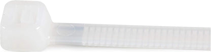StarTech.com Kabelbinder - 203x4 mm, selbstsichernde Nylon-Kabelbinder mit gebogener Spitze, 22 kg Zugfestigkeit, 94V-2/UL, weiß, 1000 Stück (CBMZT8NK)