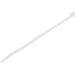 StarTech.com Kabelbinder - 203x4 mm, selbstsichernde Nylon-Kabelbinder mit gebogener Spitze, 22 kg Zugfestigkeit, 94V-2/UL, weiß, 1000 Stück (CBMZT8NK)