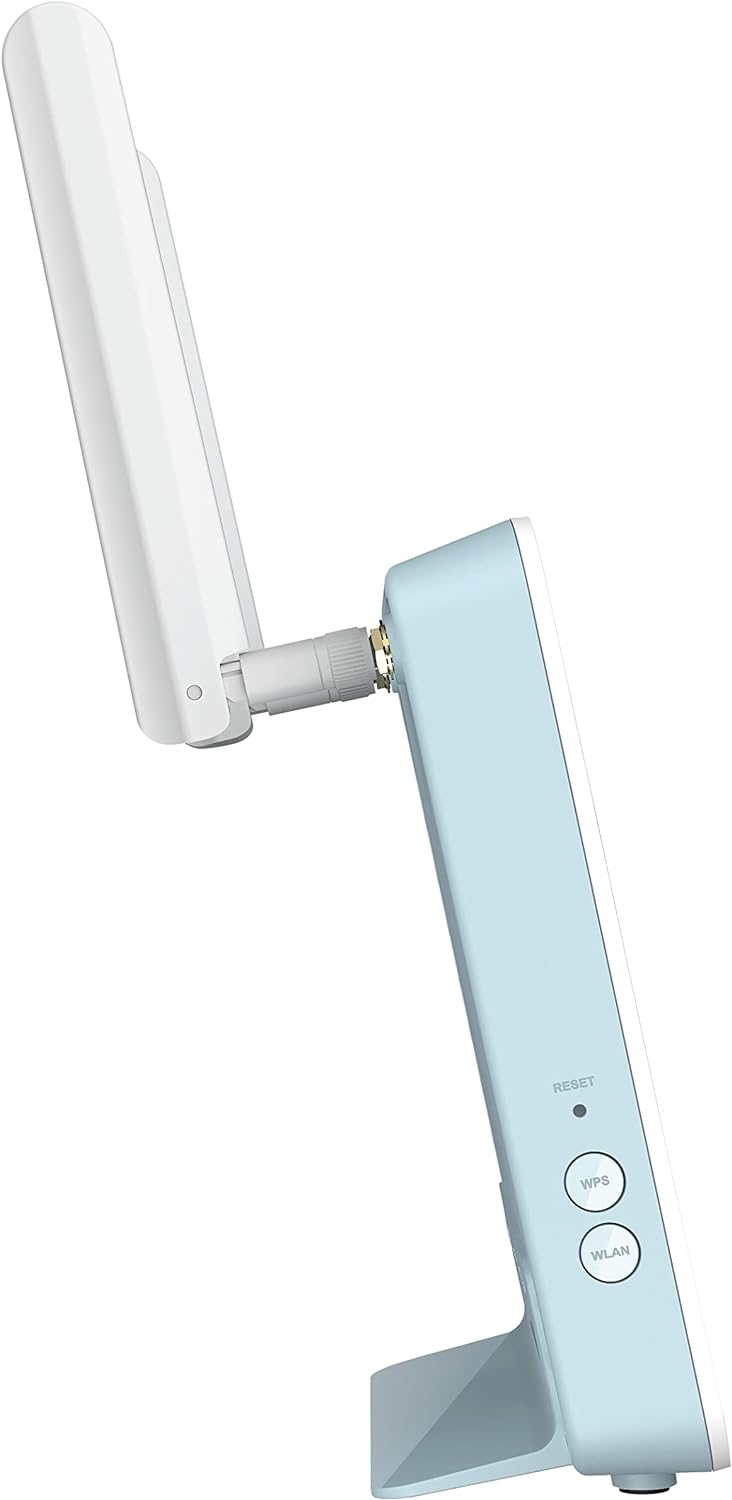 D-Link G416/B EAGLE PRO AI AX1500 4G+ Smart Router with 4G+ LTE Cat 6 Download Up to 300Mbps, Wi-Fi 6, AI Wi-Fi/Traffic Optimiser, Gigabit Ports, WPA3, Wi-Fi Mesh support, Unlocked for All Networks.