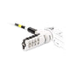 Mobilis 001254 - Cable antirrobo (Blanco, Cerradura con combinación, Registro de código/combinación, Acero, 1000 kg, 1,8 m