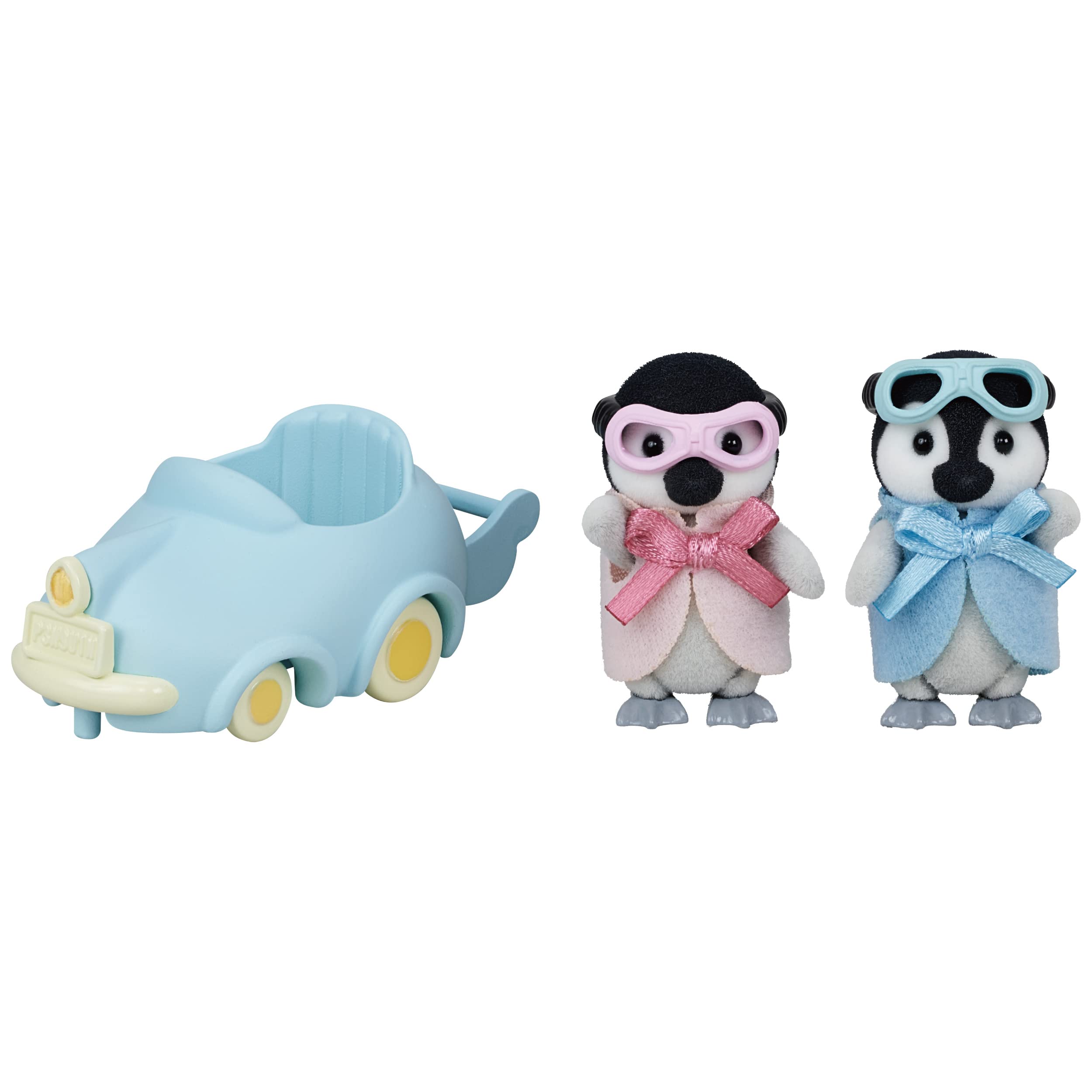 Sylvanian Families 5695 Penguin Babies Ride ‘n Play - Dollhouse Playsets, Multicolor