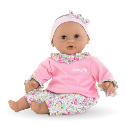 Corolle Calin Maria Soft Body Doll with Sleeping Eyes, Removable Headband, Vanilla Fragrance, 30 cm, Keeps Thumb in Mouth, from 18 Months