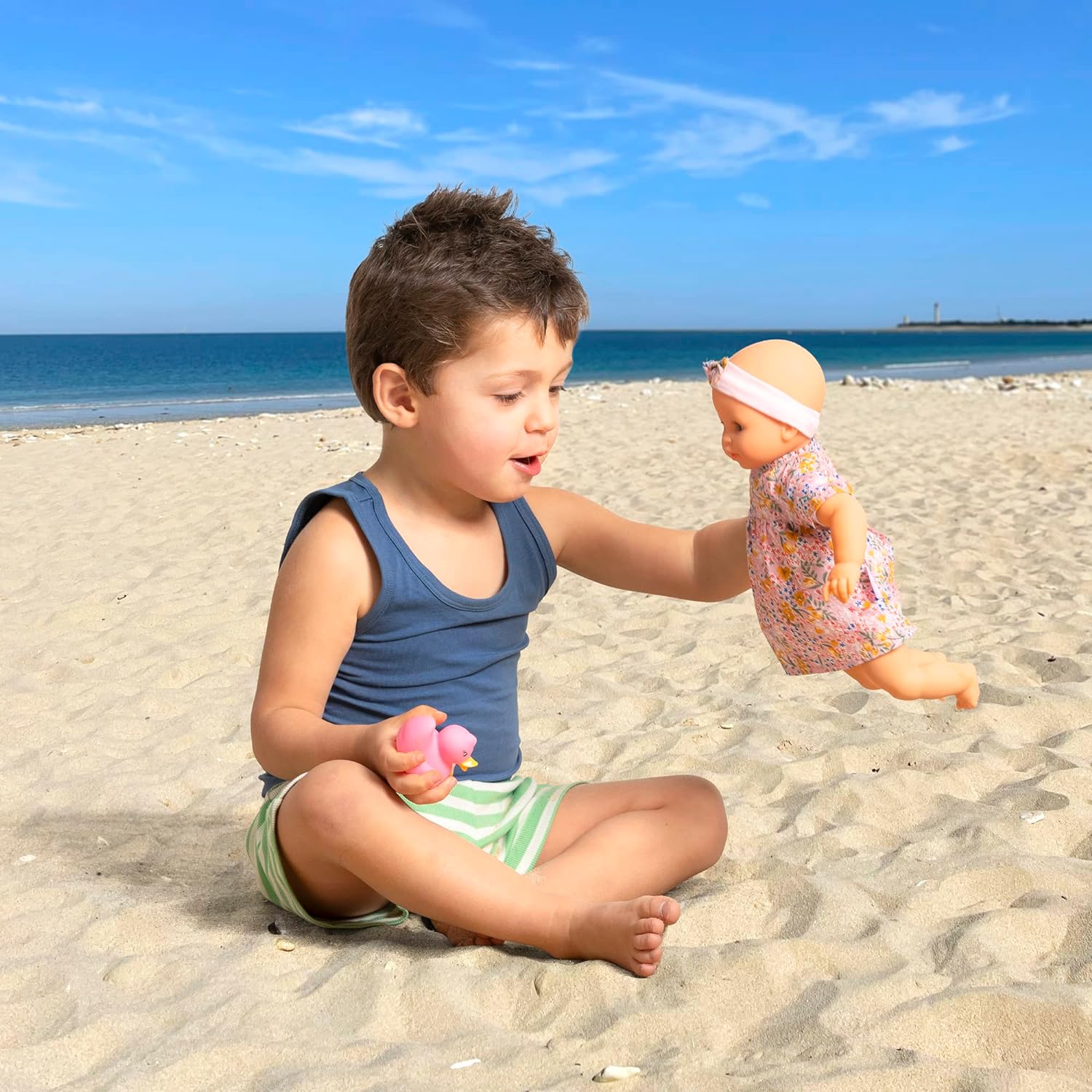 Corolle - My First Baby Doll Calypso with Bath Toy, 30 cm, from 18 Months, 9000100680