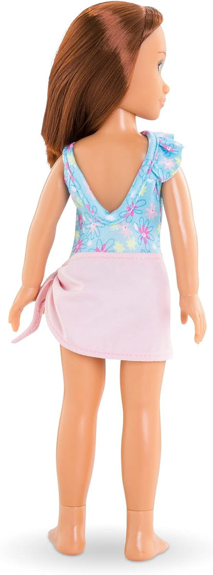 Corolle Girls 9000600140 Zoe at the Beach Doll Set with 5 Accessories, 28 cm, from 4 Years