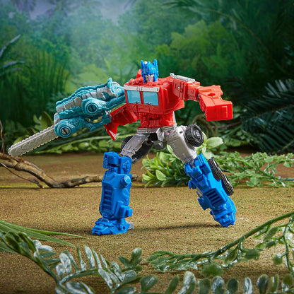 Transformers: Rise of the Beasts Film Beast Alliance Beast Weaponizers 2-Pack Optimus Prime Toy, 6 and Up, 12.5 cm