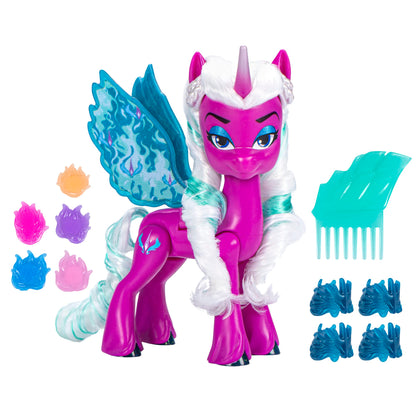 My Little Pony Bambole Opaline Arcana Wing Surprise, giocattolo Alicorn da 12,7 cm con accessori, giocattoli per bambine e ragazzi di 5 anni (F6447