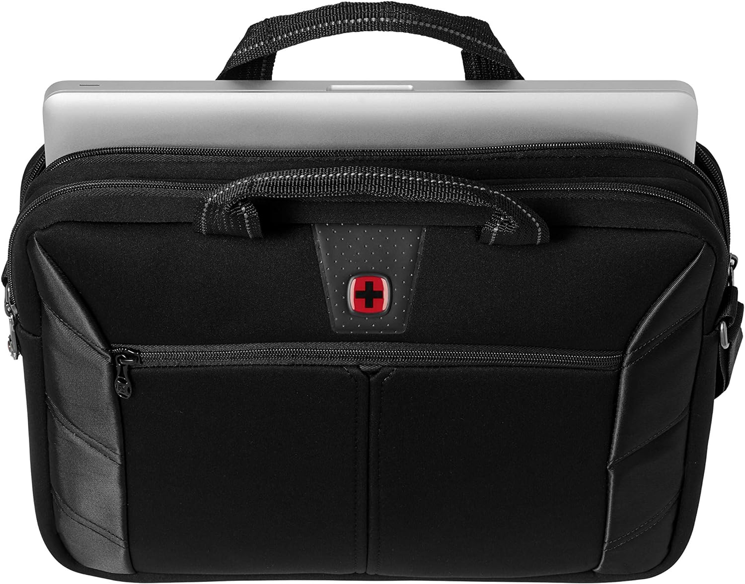 Wenger Icons Business Backpack - Sherpa Black - Stylish Laptop Bag with Organizer Pockets