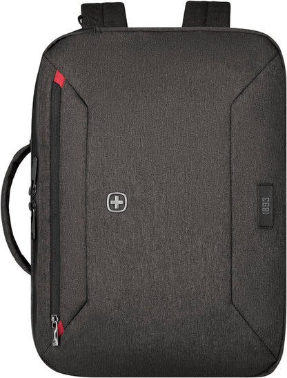Wenger MX Commute Laptop Bag for Shoulder, Notebook up to 16 Inches, Tablet up to 10 Inches, Women Men, Business University School Travel, Heather Grey
