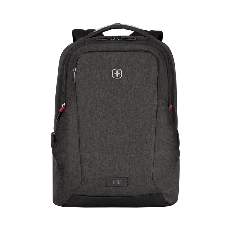 Wenger MX Mochila para portátil, portátil, tableta de hasta 10", mujer hombre, oficina universidad escuela viajes, gris
