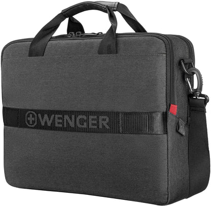 Wenger MX ECO Brief, 16" Laptop Briefcase, Charcoal
