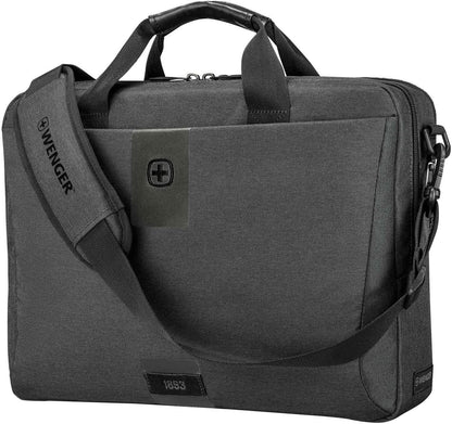 Wenger MX ECO Brief, 16" Laptop Briefcase, Charcoal