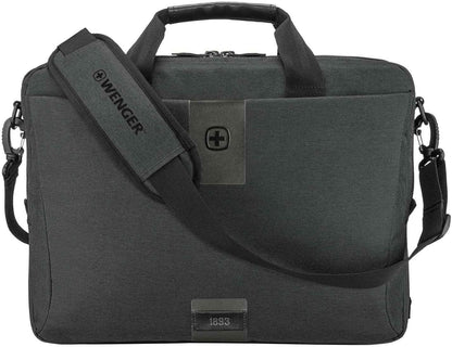 Wenger MX ECO Brief, 16" Laptop Briefcase, Charcoal