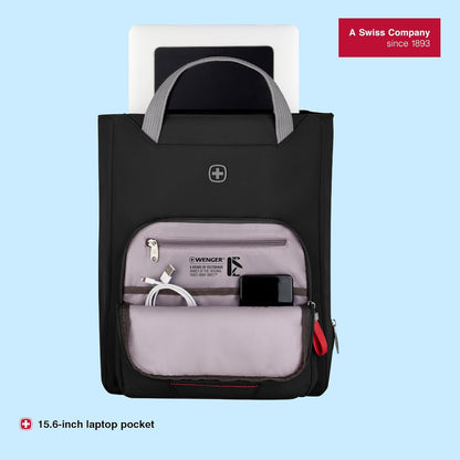 Wenger Motion Vertical Tote Chic Black